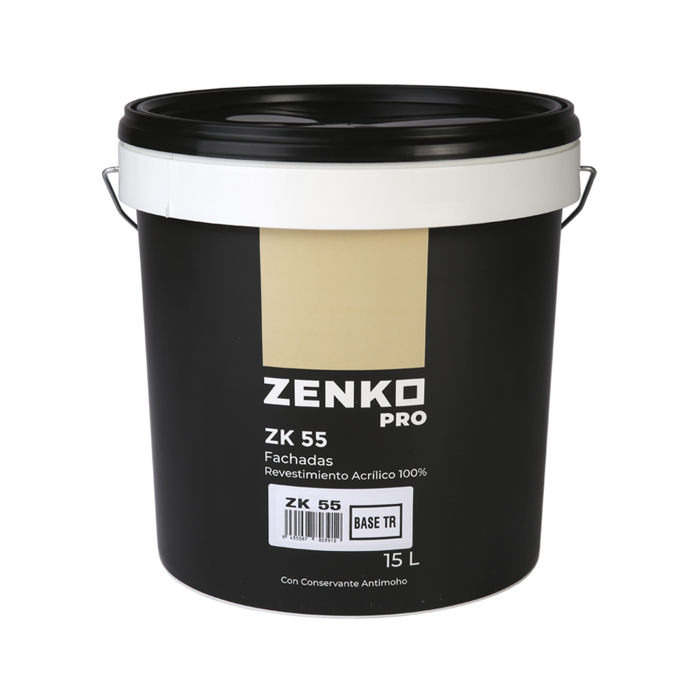 REVESTIMIENTO ACRÍLICO 100 % FACHADAS ZK 55 ST