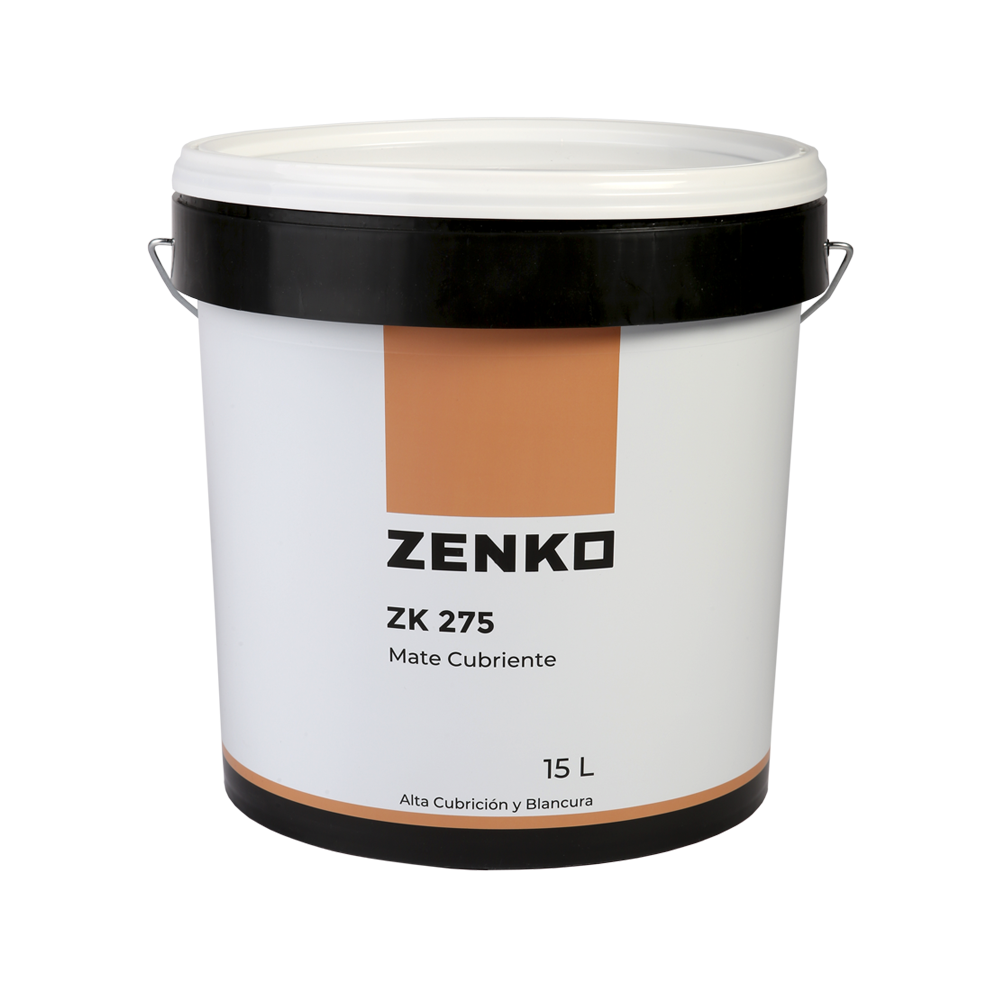 PINTURA PLÁSTICA MATE CUBRIENTE ZK 275