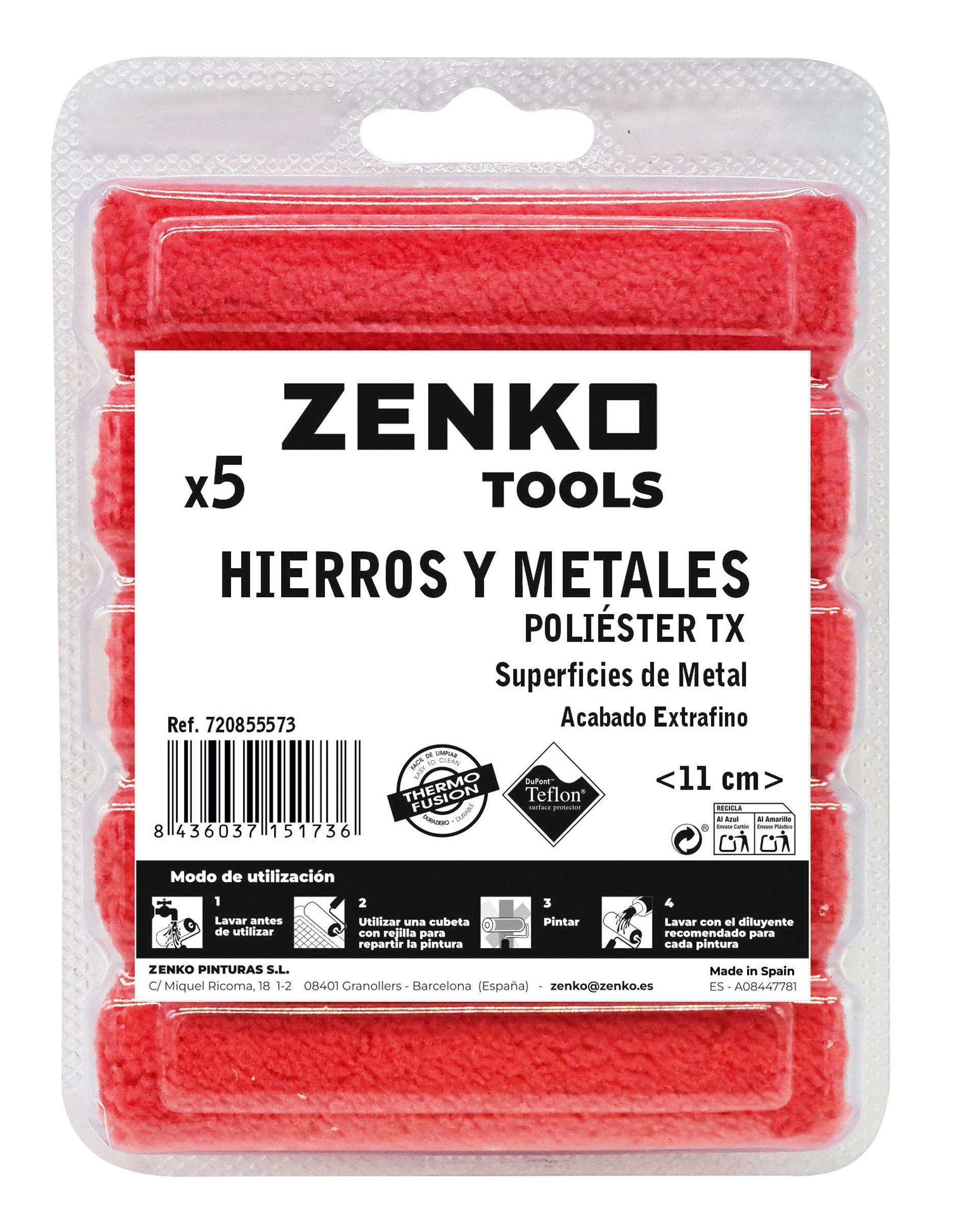 RECAMBIO MINI RODILLO HIERROS Y METALES TEFLON